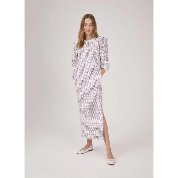 Something Navy White and Black Maxi Dress - Picture 1 of 10